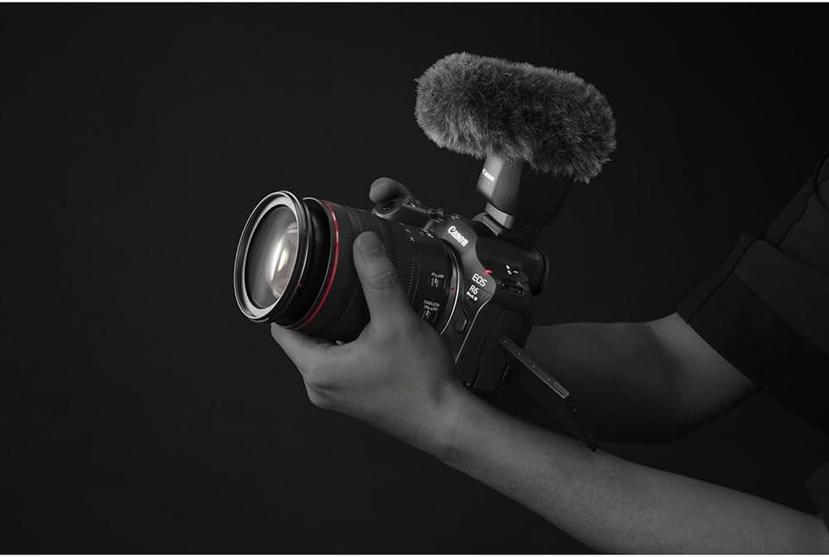 EOS R6 Mark III Full Frame Mirrorless Interchangeable Lens Camera Body 7084C002 32.5MP | 40 FPS | 7K RAW Video | 8.5 Stop IBIS Bundle with Deco Gear Bag + Microphone + Monopod + Accessories Kit
