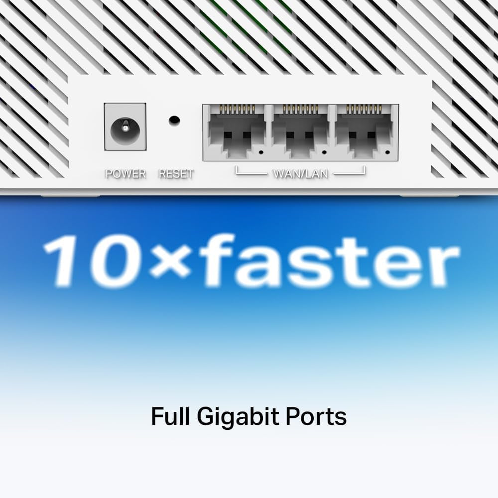 BE3600 Whole Home Mesh Wi-Fi 7 System, Dual Band, 4K-QAM, MLO, 3 X Gigabit Ports, Seamless Roaming, Gaming & Streaming, Easy APP Management and Installation, Parental Controls (Halo H25BE(2