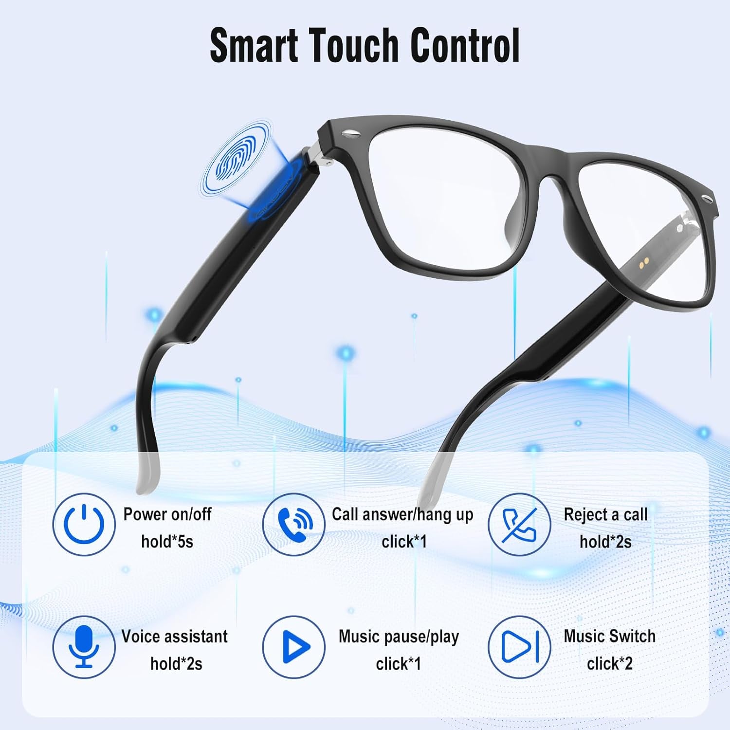AI Translation Smart Glasses with Chat GPT for Men and Women, Bluetooth Sunglasses with Translator 164 Languages and Color-Change Lens, Music Playback & Hands-Free Calls, UV & Blue Light Protection