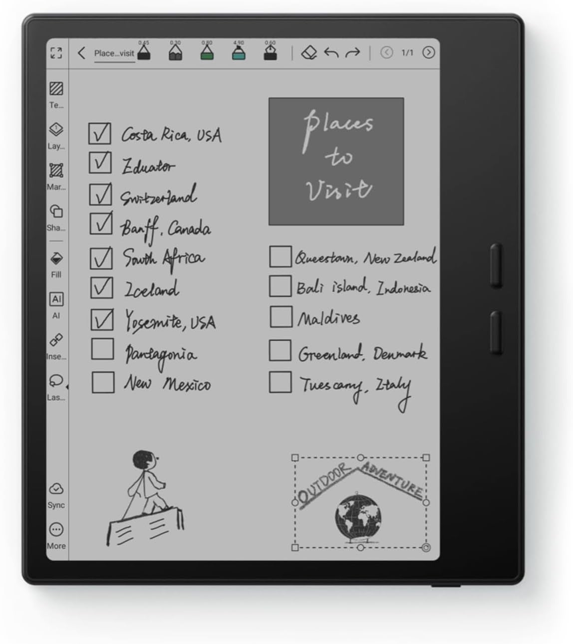 Tablet Go Color 7 Gen II E Ink Tablet 4G 64G Support Active Stylus Inksense