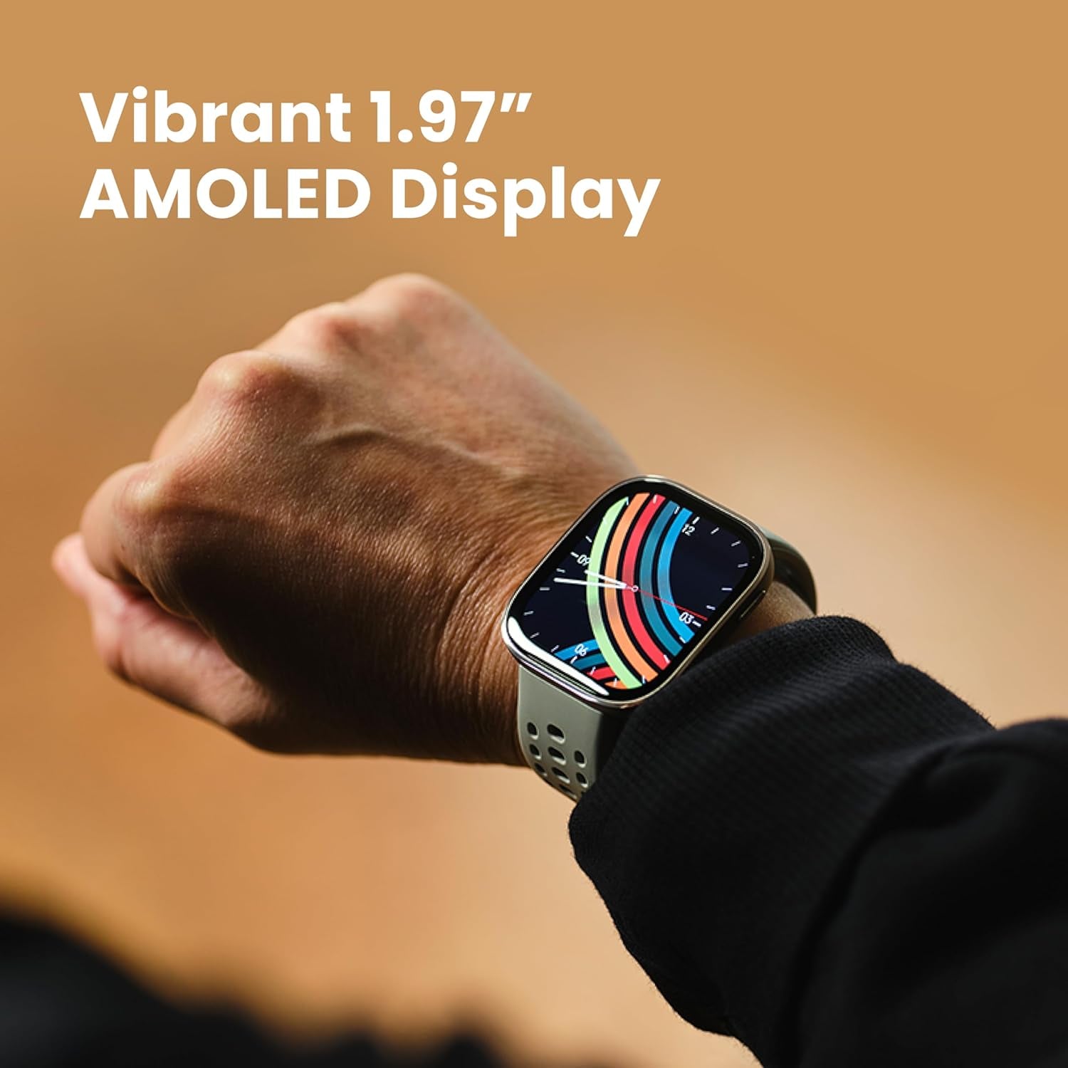 Bip 6 Smart Watch 46Mm, 14 Day Battery, 1.97" AMOLED Display, GPS & Free Maps, AI, Bluetooth Call & Text, Health, Fitness & Sleep Tracker, 140+ Workout Modes, 5 ATM Water-Resistance, Black