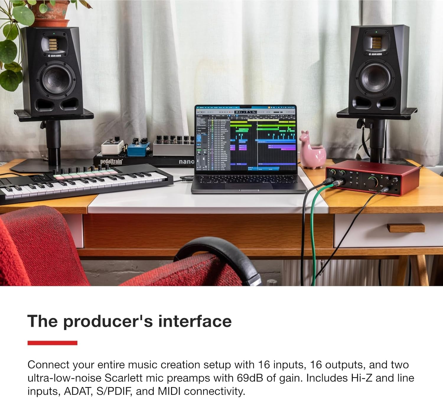 Scarlett 16I16 4Th Gen USB Audio Interface, for Songwriting, Music Production, Recording, and Podcasting — High-Fidelity, Studio Quality Recording, and All the Software You Need to Record