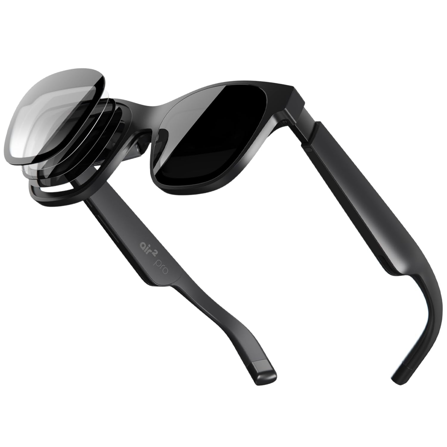Air 2 Pro AR Glasses|46° FOV, 130" 120Hz HD Display, True Colors, Cinematic Sound, All-Day Comfort. Compatible with Iphone 16/15, Steam Deck, ROG, Mac, PC, Android & Ios