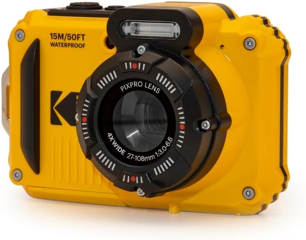 Camara Kodak PixPro WPZ2 - Cámara digital resistente al agua de 16 MP