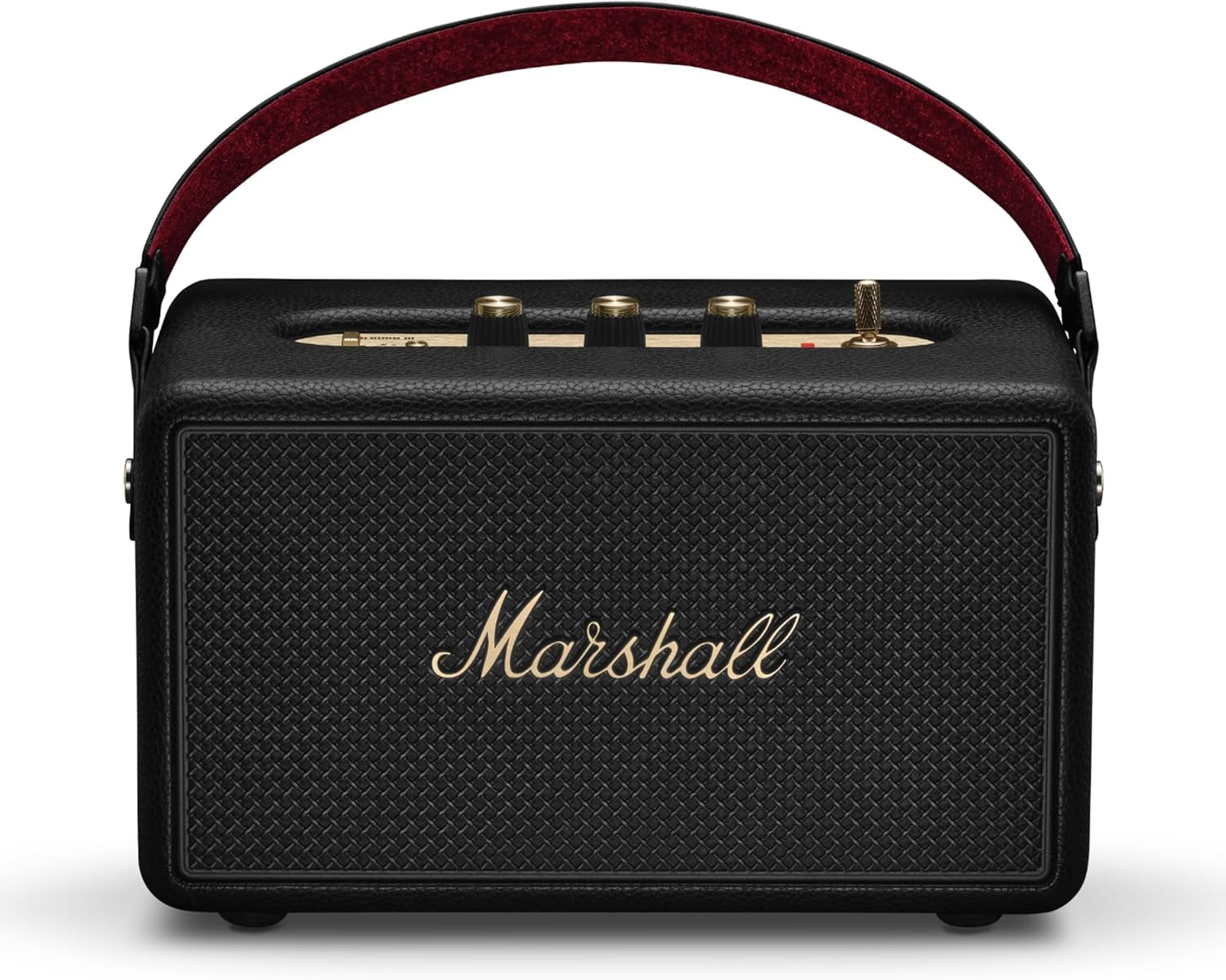 Kilburn III Portable Bluetooth Speaker - Black & Brass