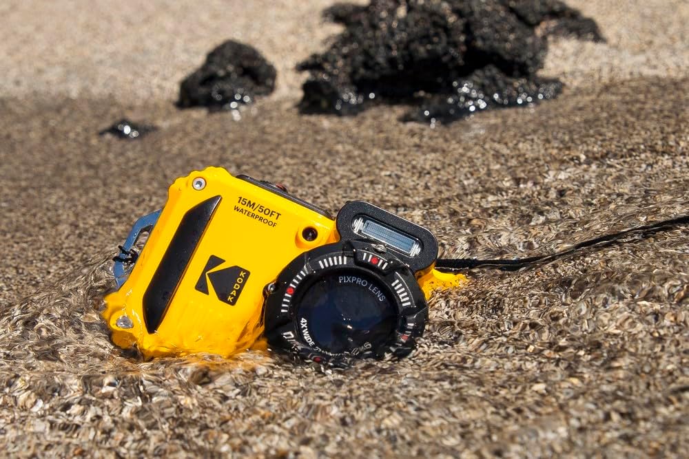 Camara Kodak PixPro WPZ2 - Cámara digital resistente al agua de 16 MP