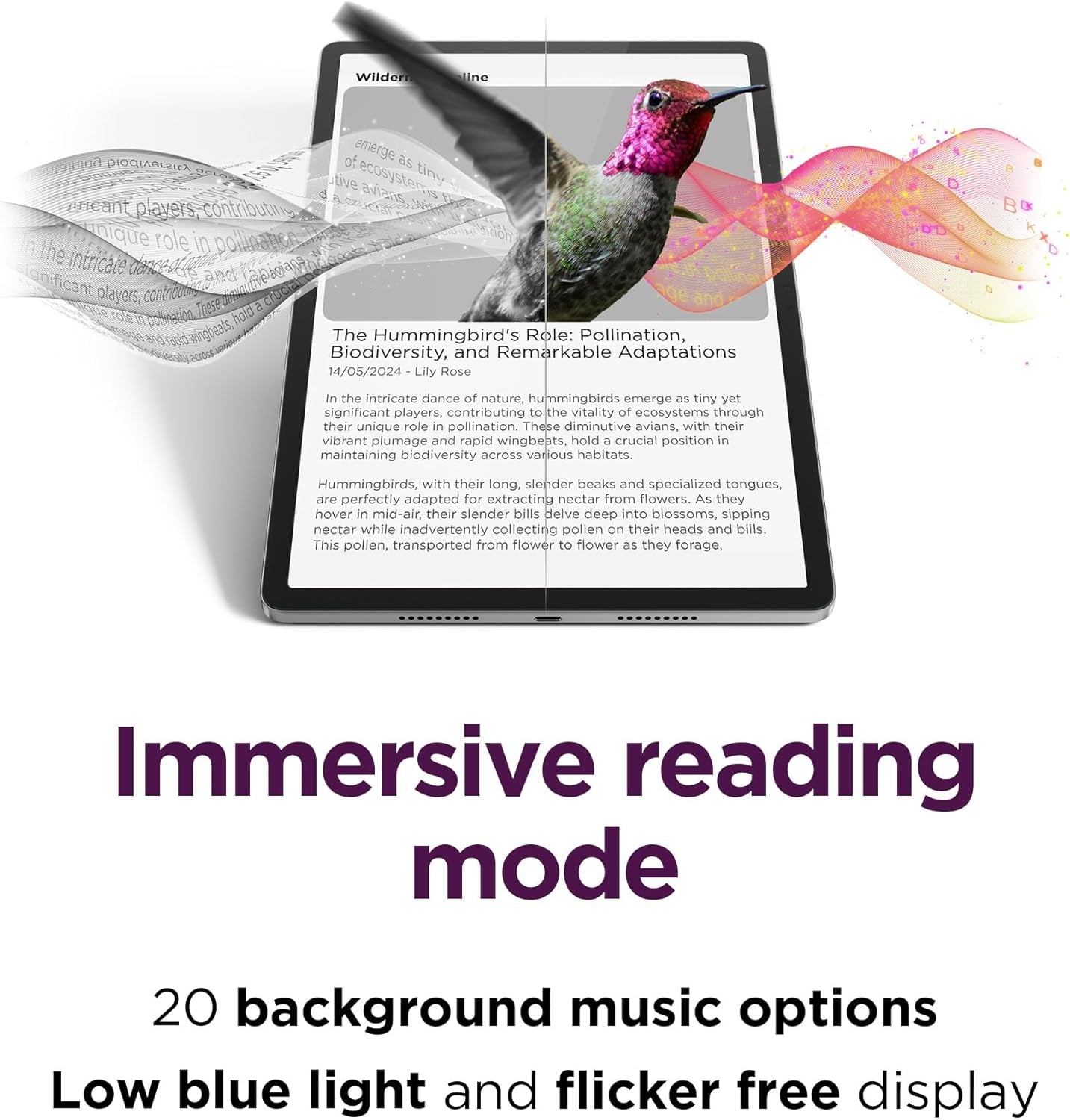 Idea Tab Pro with Google Gemini - Student Tablet - 12.7” 3K LCD Display - 8 GB Memory - 128 GB Storage - Mediatek Dimensity 8300 - Includes Pen and Folio Case