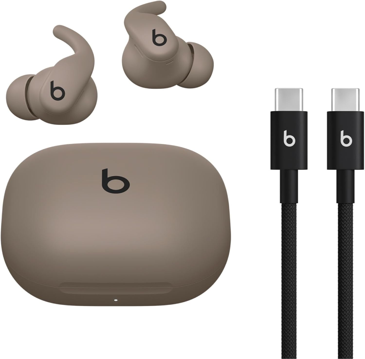 Power Fit - Wireless Noise Cancelling Workout Earbuds with Secure-Fit Wingtips, up to 30-Hour Battery Life, Sweat & Water Resistant, Apple & Android Compatible - Spark Orange