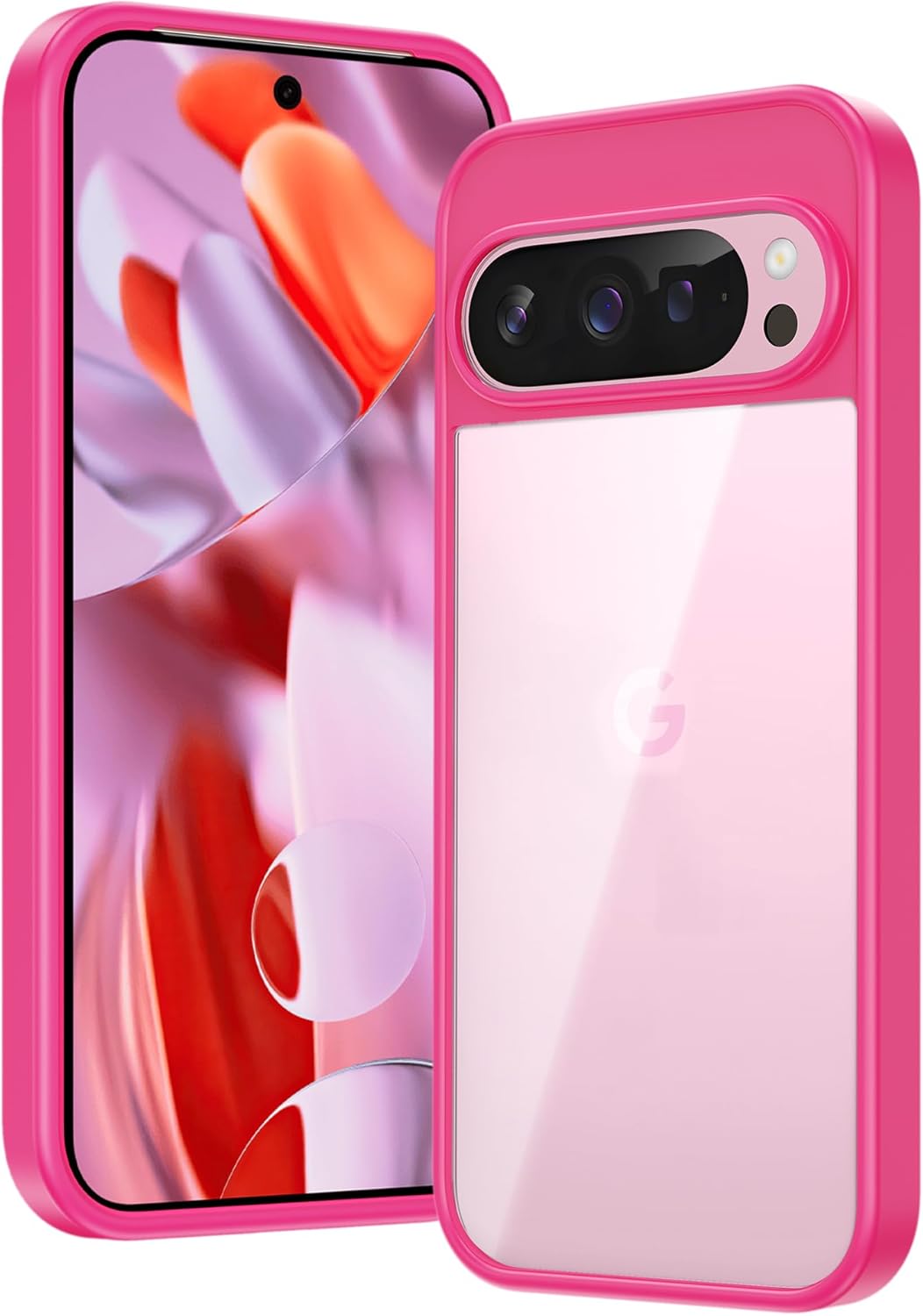 Funda para Google Pixel 10: Funda para Pixel 10 Pro, Google 9/9 Pro, transparente, delgada y resistente, anticaídas, antigolpes y antiarañazos, transparente.