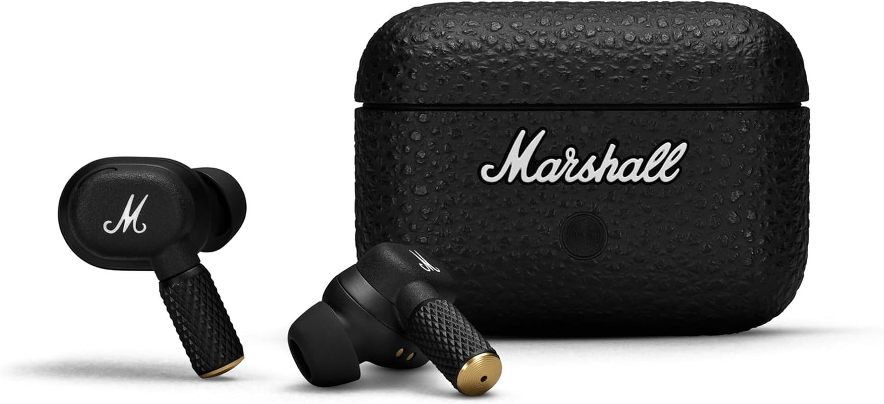 Motif II True Wireless Active Noise-Canceling Earbuds Headphones, Black