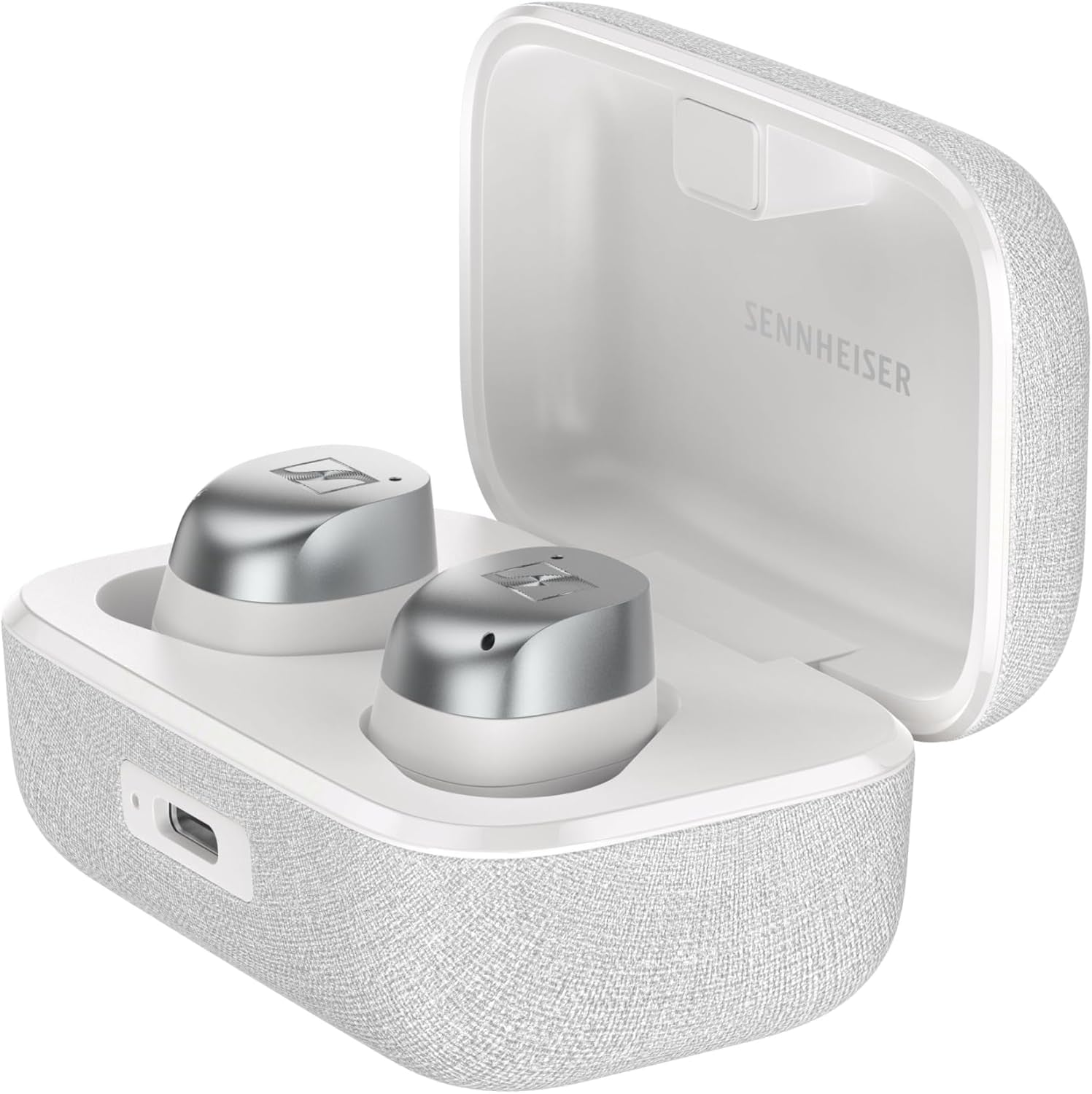 Sennheiser MOMENTUM True Wireless 4 Auriculares Inteligentes - Bluetooth 5.4, Sonido Nítido, Diseño Cómodo, 30 Horas De Autonomía Y Cancelación De Ruido Activa Adaptativa - Negro Grafito