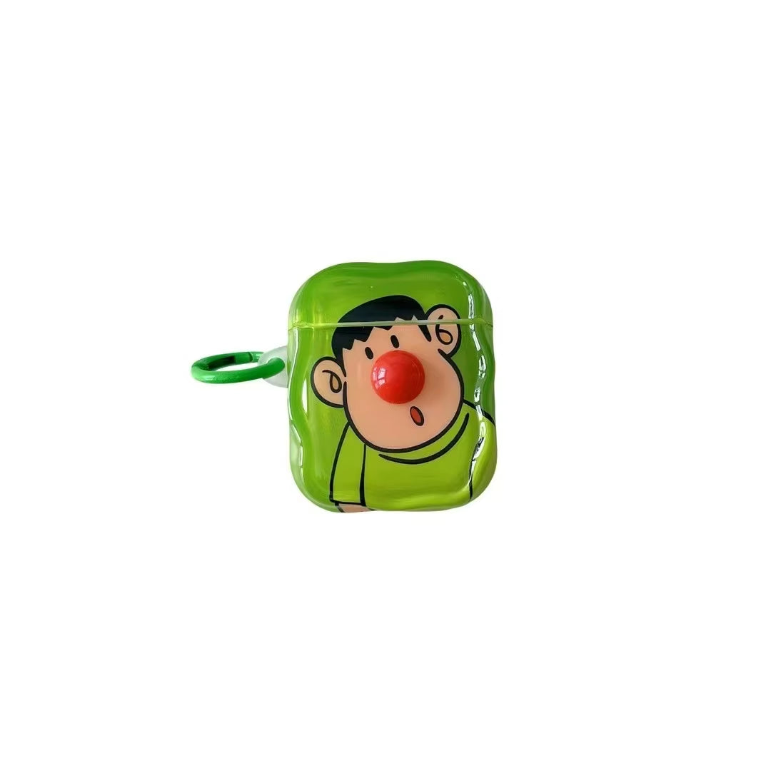 Carcasa Protectora para AirPods con Diseño Kawaii de Perrito y Osito Estilo Japonés | Compatible con AirPods 1, 2, 3, 4 y Pro 1, 2, 3