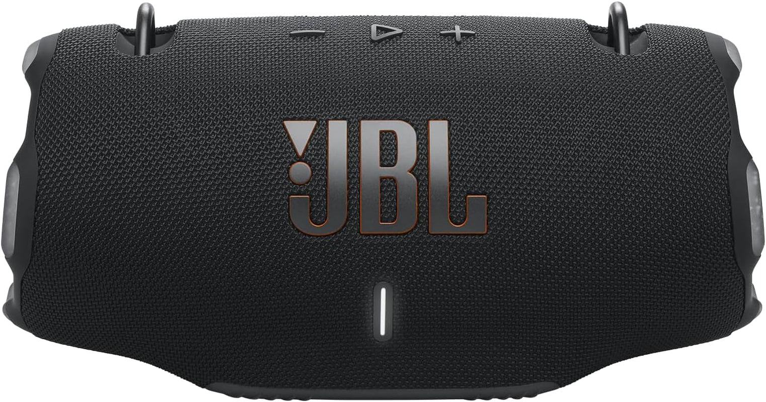 Xtreme 4 - Portable Bluetooth Speaker, Powerful Sound and Deep Bass, IP67 Waterproof, 24 Hours of Playtime, Powerbank, Auracast for Multi-Speaker Pairing (Black)