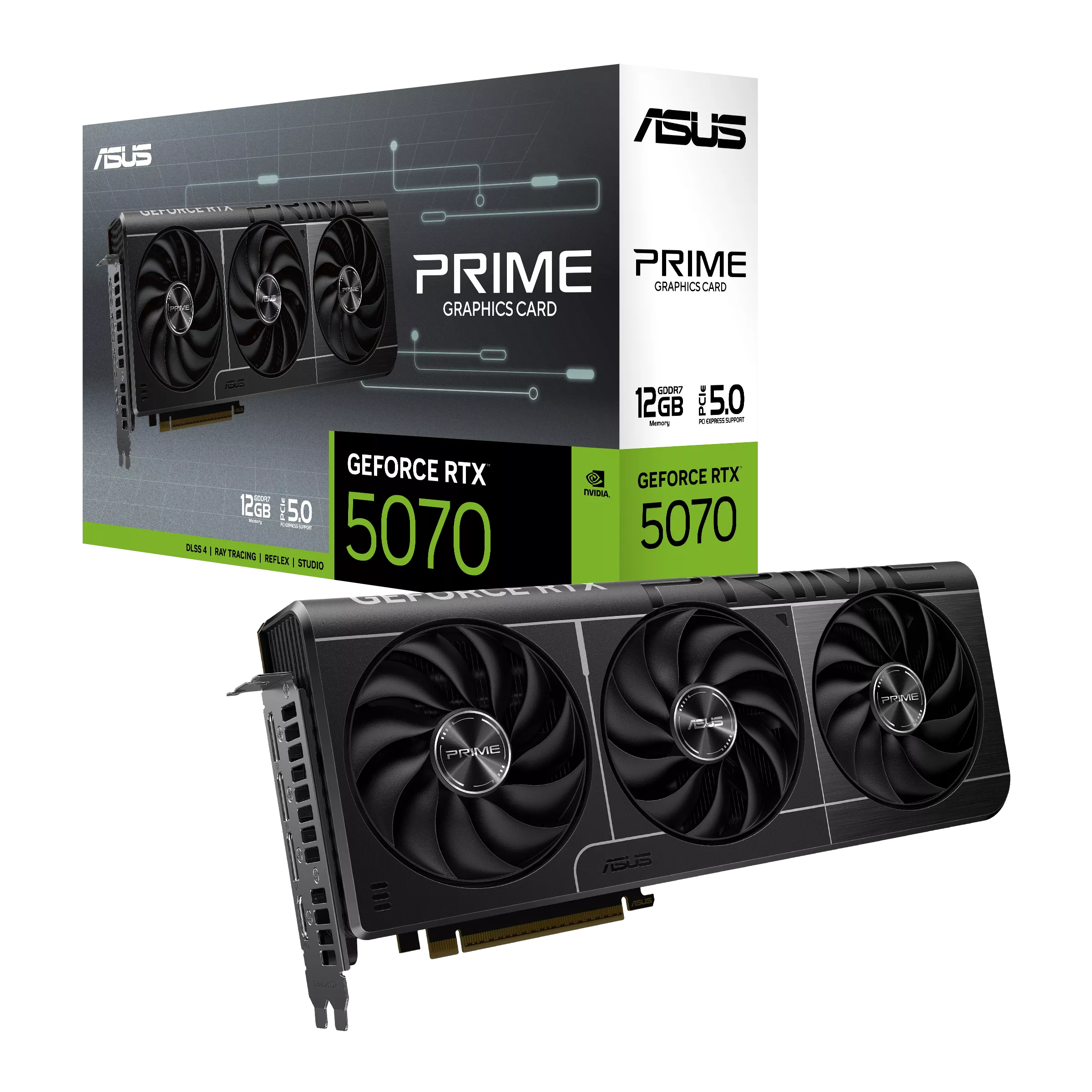 ASUS PRIME GeForce RTX 5070 12GB GDDR7 OC Edition GPU