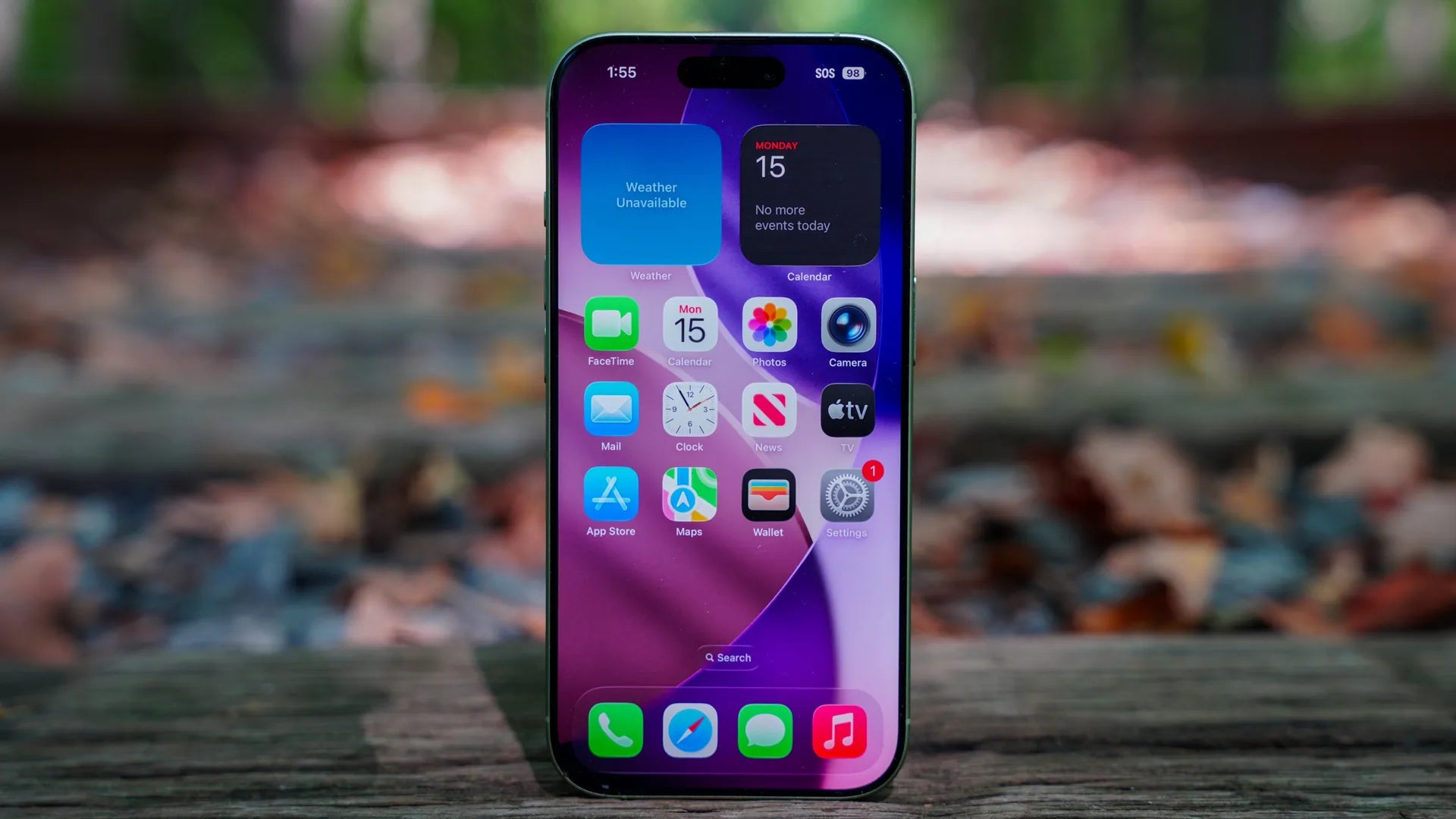 Pantalla de inicio iPhone 17