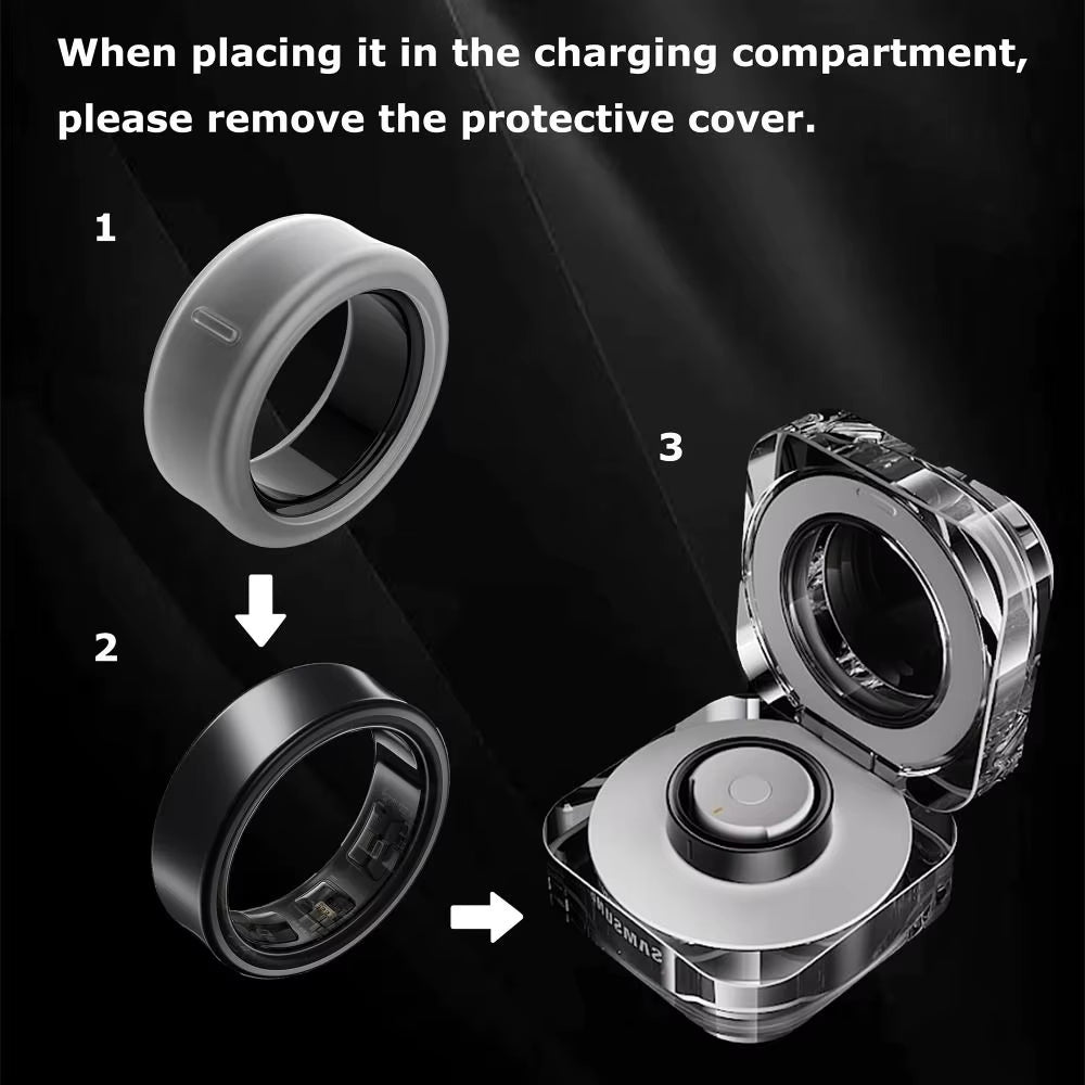 Silicone Smart Ring Protective Case Elastic Anti-Scratch Silicone Cover Accessories Sweat-Resistant for Samsung Galaxy Ring