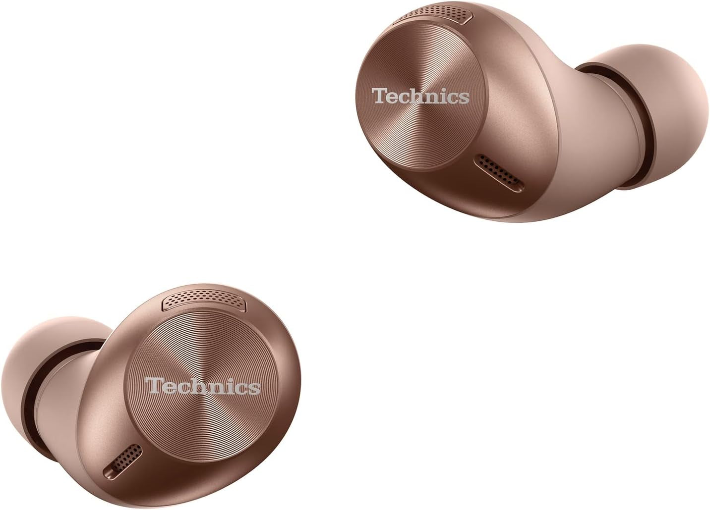 True Wireless Multipoint Bluetooth Earbuds with Microphone, Hifi, Clear Calls, Long Battery Life, Lightweight Comfort Fit, Alexa Built In, EAH-AZ40-N (Rose Gold)