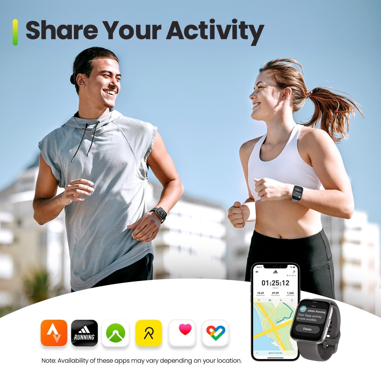 Bip 5 Core Smart Watch for Men Women 46Mm, 11-Day Battery, Fitness Activity Tracker with 120+ Sports Modes, Heart Rate & Sleep Monitor, for Android Phone & Iphone, Water Resistant, Black