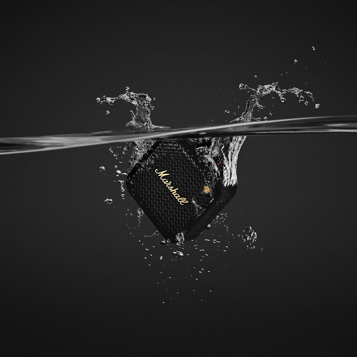 Willen II Bluetooth Portable Speaker - Black & Brass