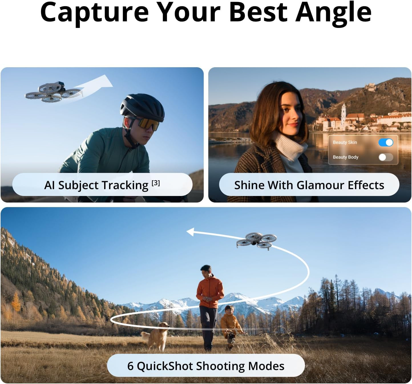 Flip with RC 2 Screen Remote Controller, Follow Me Drone with 4K UHD Camera for Adults, under 249 G, 3-Axis Gimbal Stabilization, 44000Ft/13Km Video Transmission, Palm Takeoff, 31-Min Flight Time