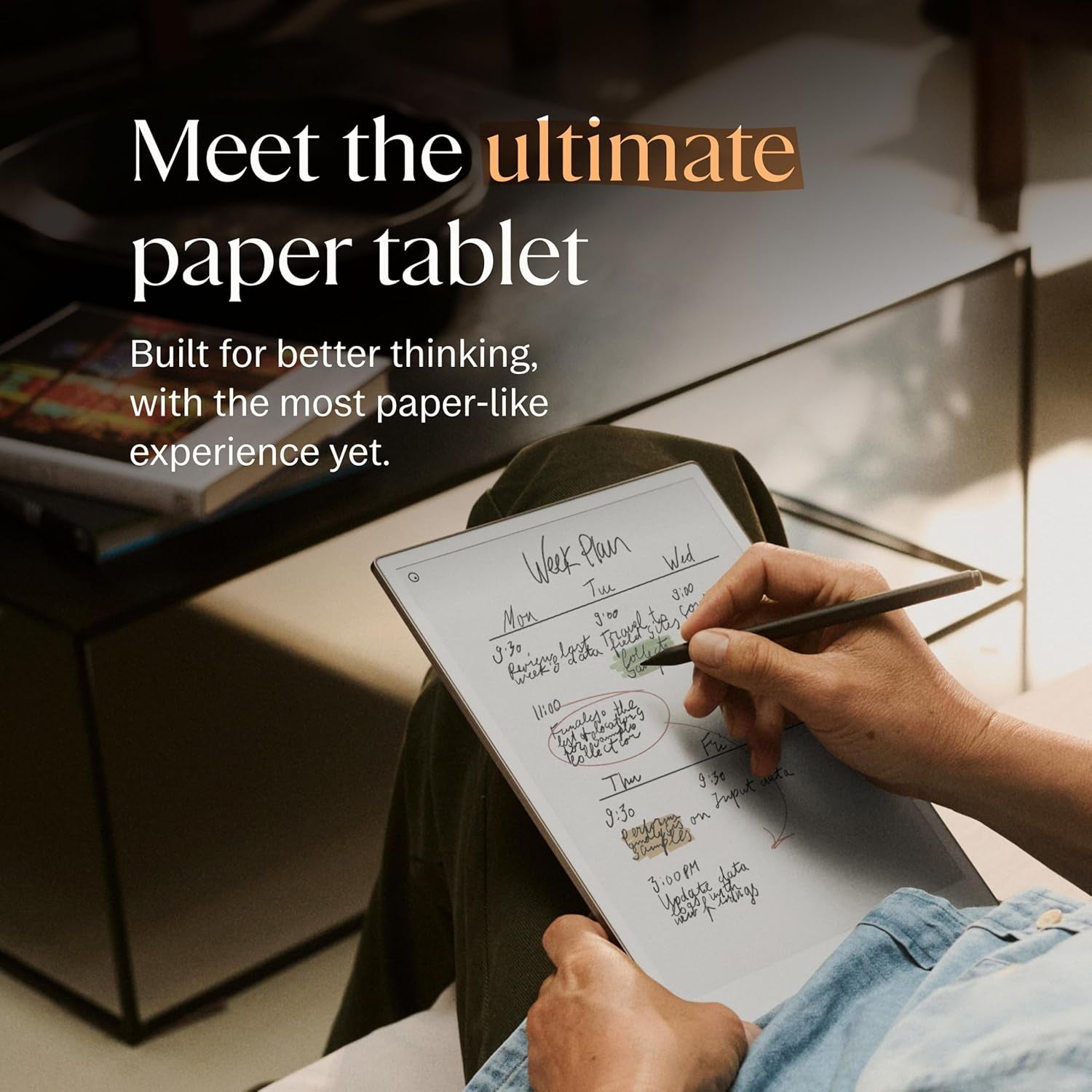 Paper Pro Bundle – Includes 11.8”  Paper Tablet, and Marker plus Pen with Eraser