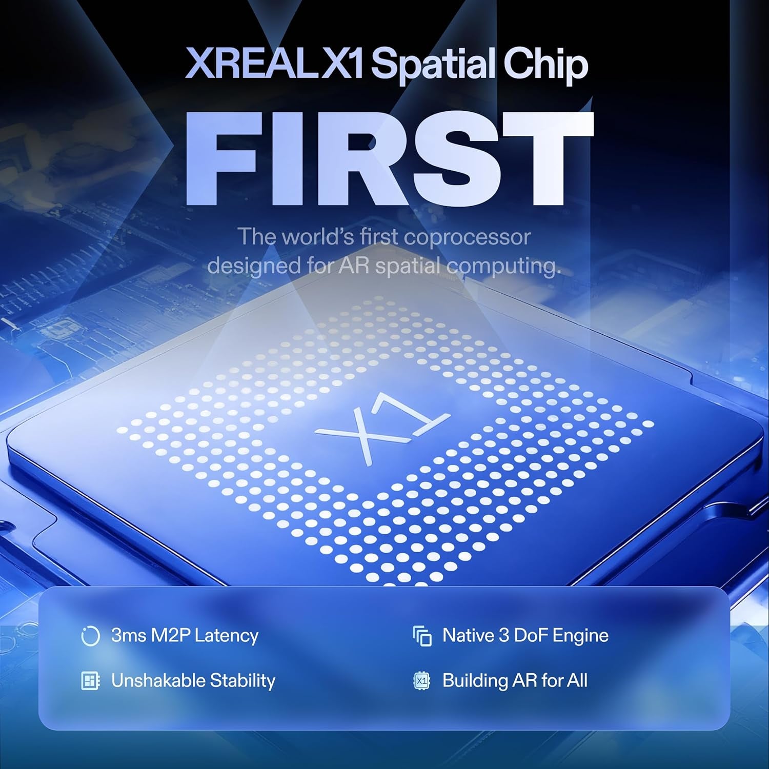 1S AR Glasses, 500" Virtual Screen Smart Glasses with 52° FOV, Native 3Dof, 3D Mode, Powered by X1 Chip, Supports All USB-C DP Devices Including Iphone 17/16/15, Supports Switch 2 with  Neo