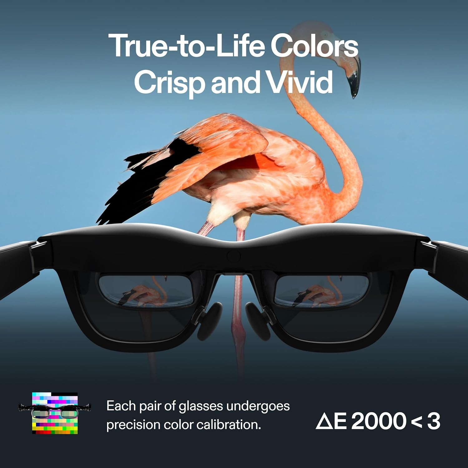Air 2 Pro AR Glasses|46° FOV, 130" 120Hz HD Display, True Colors, Cinematic Sound, All-Day Comfort. Compatible with Iphone 16/15, Steam Deck, ROG, Mac, PC, Android & Ios