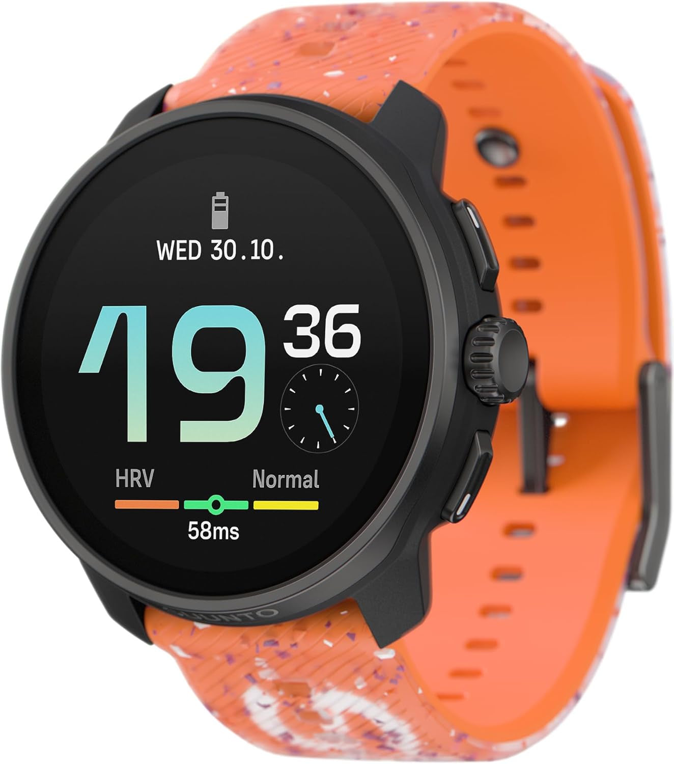 Race S GPS Sports Watch, 1.32" AMOLED Touchscreen W/Crown, 13 Days Battery Life, Training & Sleep Health Tracking, Dual-Gnss, 32GB Global Offline Maps, Lightweight for Running, All Black
