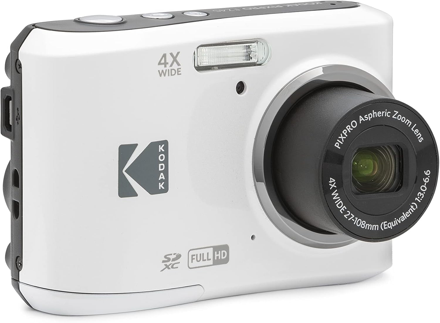 PIXPRO Friendly Zoom FZ45-BK 16MP Digital Camera with 4X Optical Zoom 27Mm Wide Angle and 2.7" LCD Screen (Black)