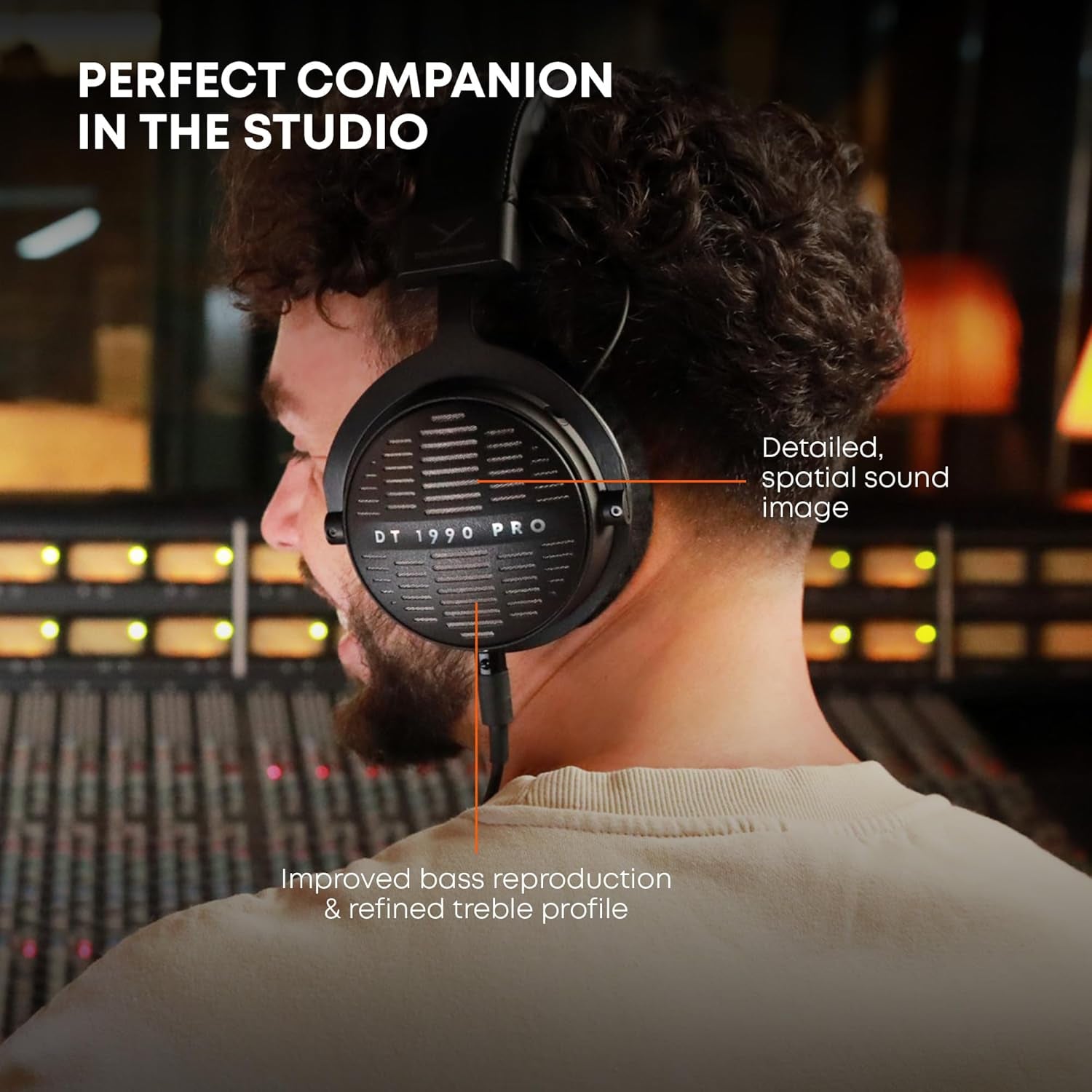 DT 1990 PRO MKII Premium Tesla Studio Headphones for Mixing, Mastering and Editing (Open)