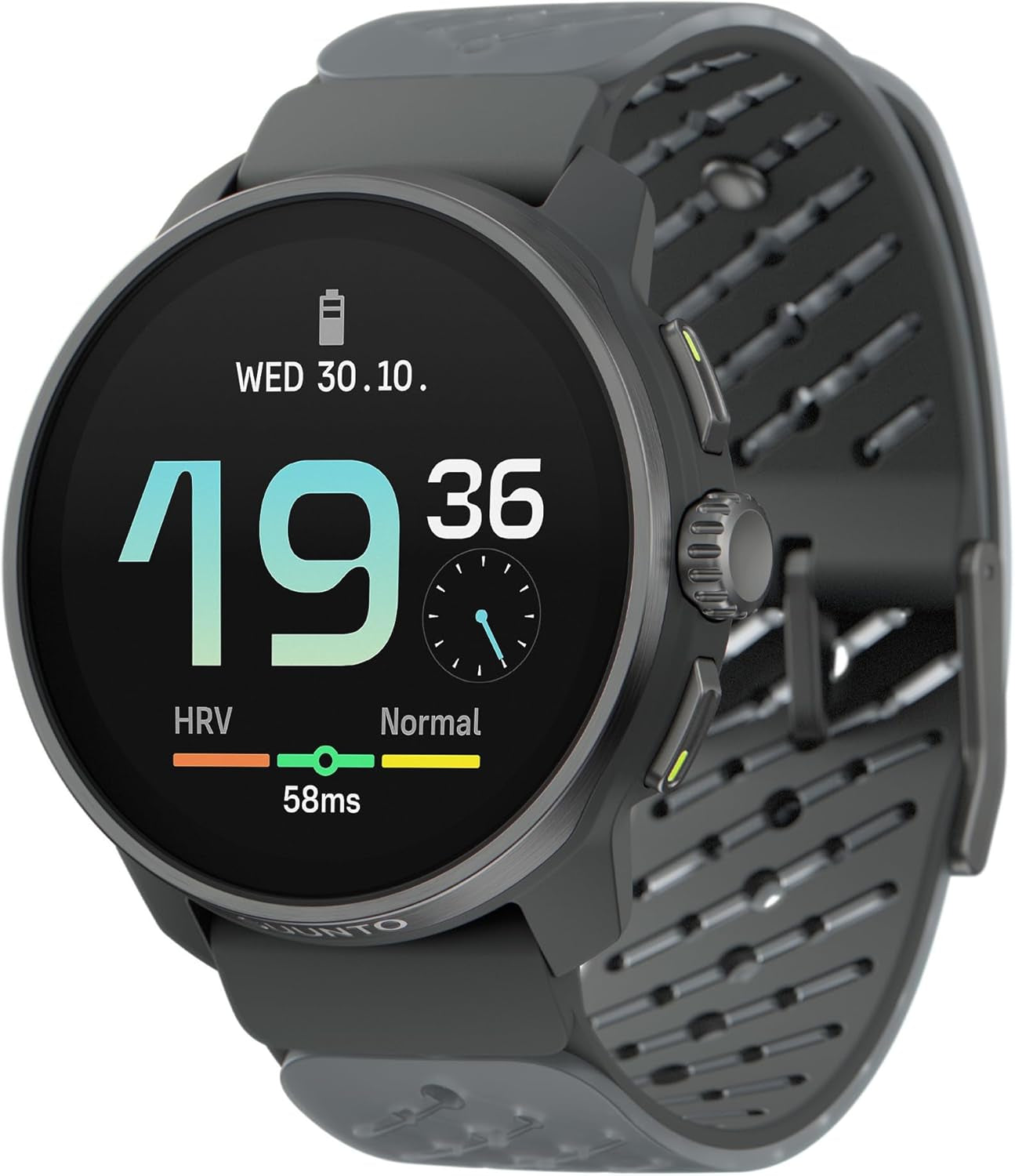 Race S GPS Sports Watch, 1.32" AMOLED Touchscreen W/Crown, 13 Days Battery Life, Training & Sleep Health Tracking, Dual-Gnss, 32GB Global Offline Maps, Lightweight for Running, All Black