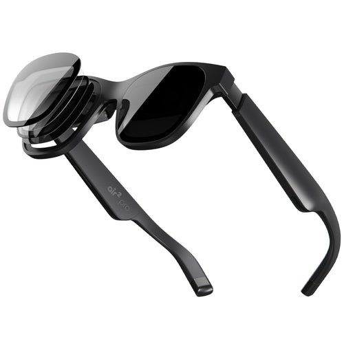 Air 2 Pro AR Glasses|46° FOV, 130" 120Hz HD Display, True Colors, Cinematic Sound, All-Day Comfort. Compatible with Iphone 16/15, Steam Deck, ROG, Mac, PC, Android & Ios