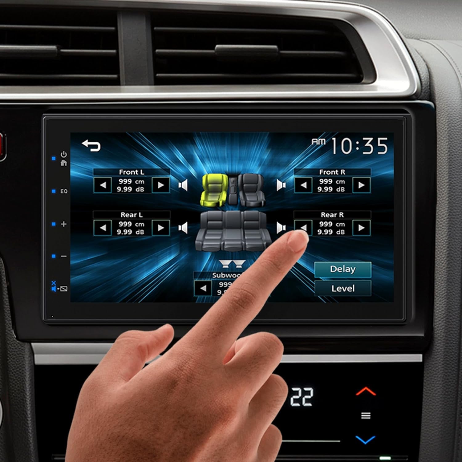 KW-M180BT Bluetooth Car Stereo Receiver with USB Port – 6.75" Touchscreen Display - AM/FM Radio - MP3 Player Double DIN – 13-Band EQ