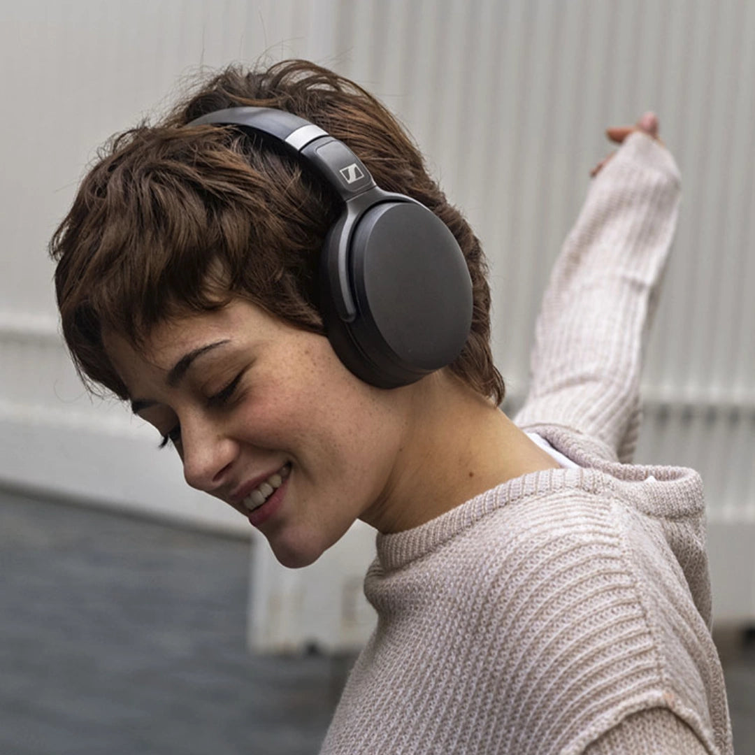 Sennheiser HD 350BT Black: Auriculares Inalámbricos Bluetooth Plegables Over-Ear (30h de Batería)