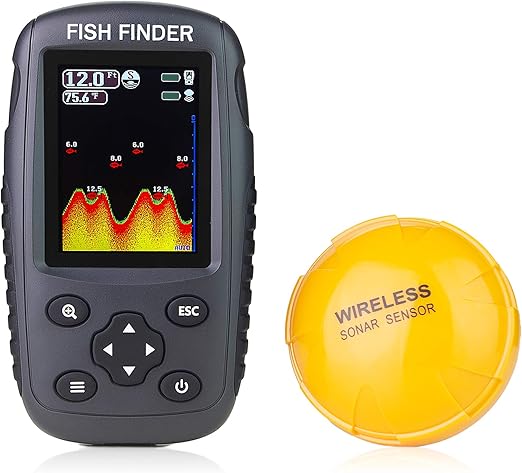 Venterior Sonda Portátil Inalámbrica - Localizador de Peces Recargable