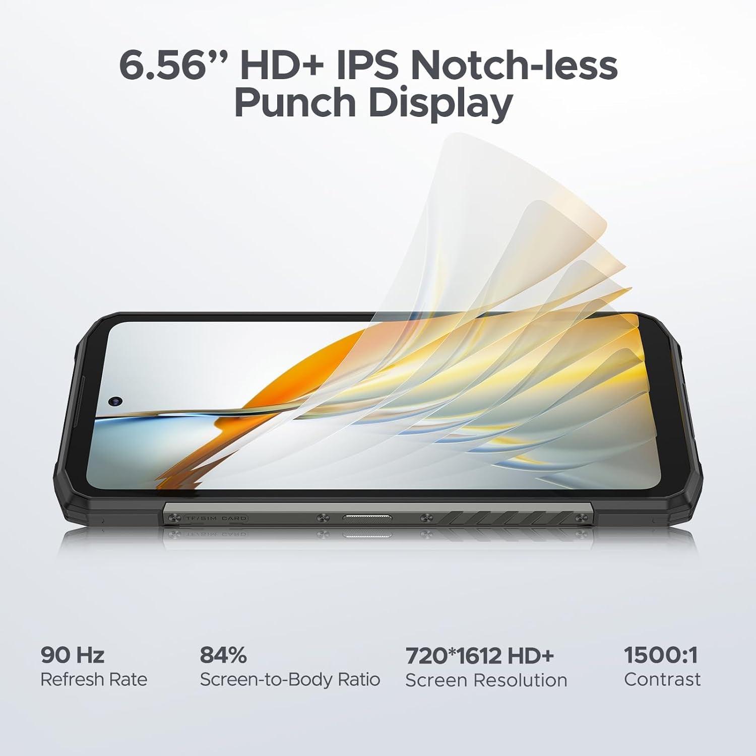 Fire 6 Rugged Phone with Thermal Image Camera,10400Mah,16Gb+256Gb Android 14 Cell Phone Unlocked,50Mp AI Camera,6.56" HD+IPS Display Rugged Smartphone,Ip68 Waterproof Phone,Face Unlock/Otg