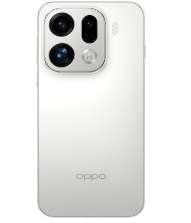 Smartphone OPPO Find X9 Pro blanco, vista trasera con cámara Hasselblad.