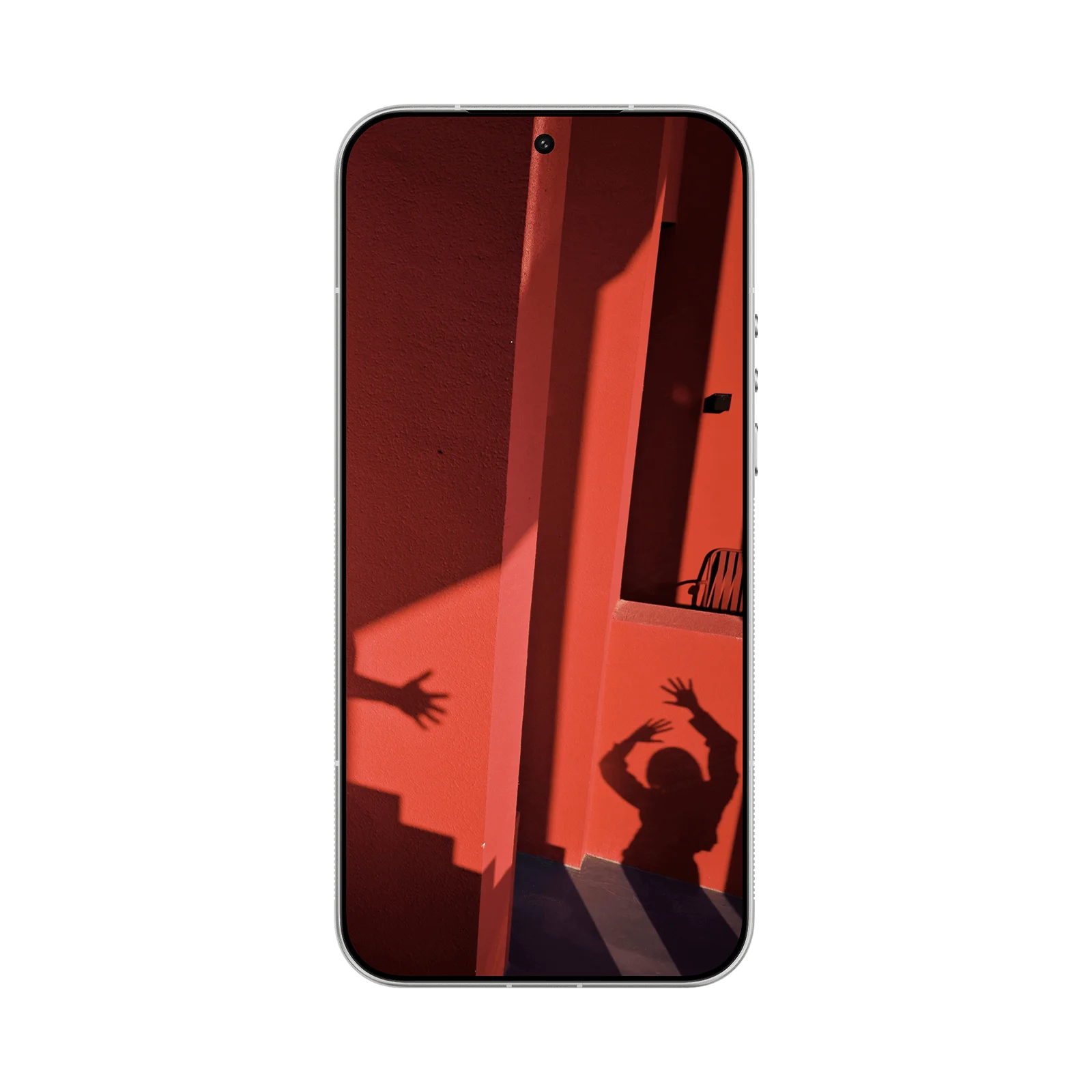 Smartphone Xiaomi 17 Ultra plateado, vista frontal