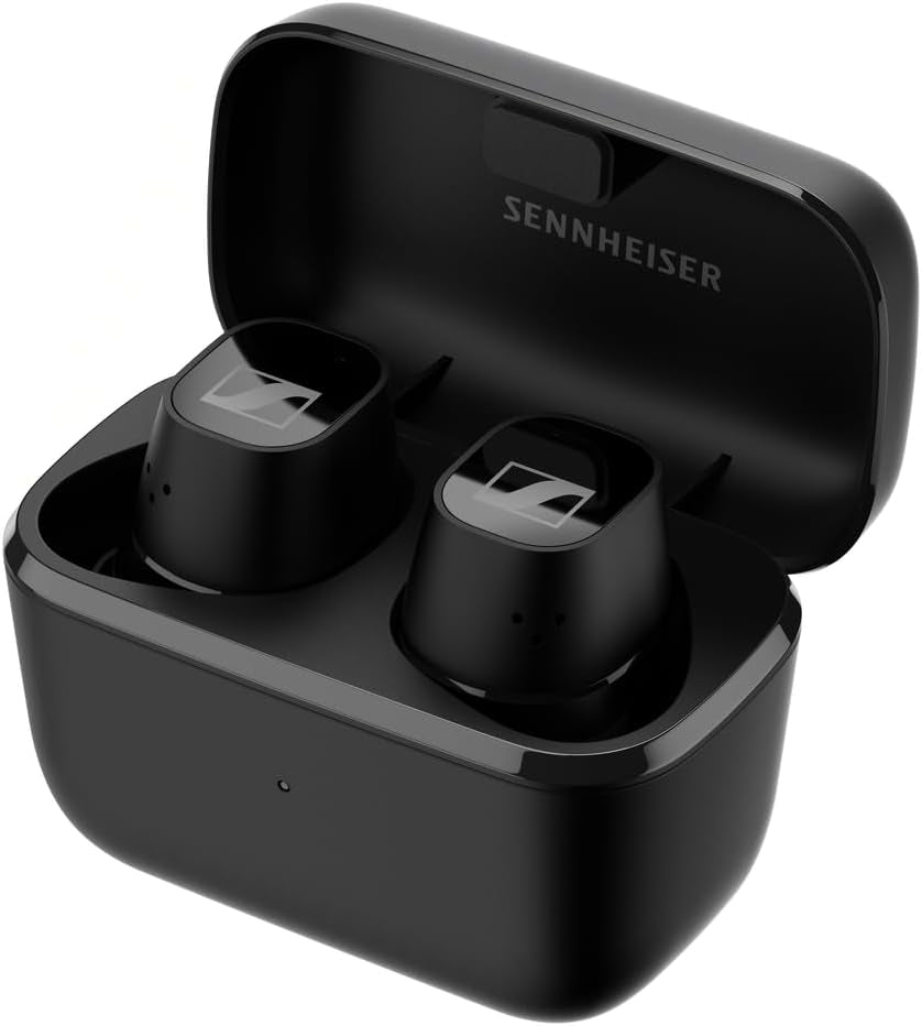 Sennheiser Auriculares CX plus True Wireless Intraaurales, Bluetooth Con Cancelación Activa De Ruido, Controles Táctiles Personalizables, IPX4 Y Batería De 24 Horas De Duración, Negro