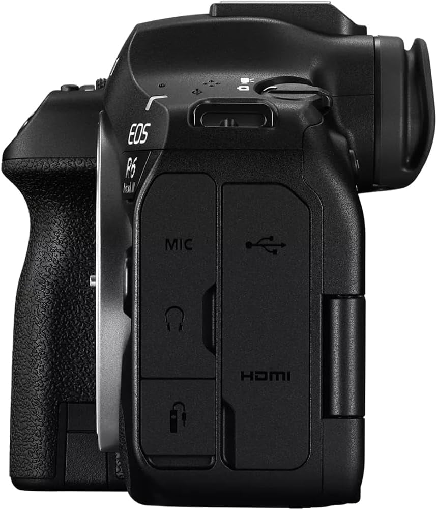 EOS R6 Mark III Full Frame Mirrorless Interchangeable Lens Camera Body 7084C002 32.5MP | 40 FPS | 7K RAW Video | 8.5 Stop IBIS Bundle with Deco Gear Bag + Microphone + Monopod + Accessories Kit