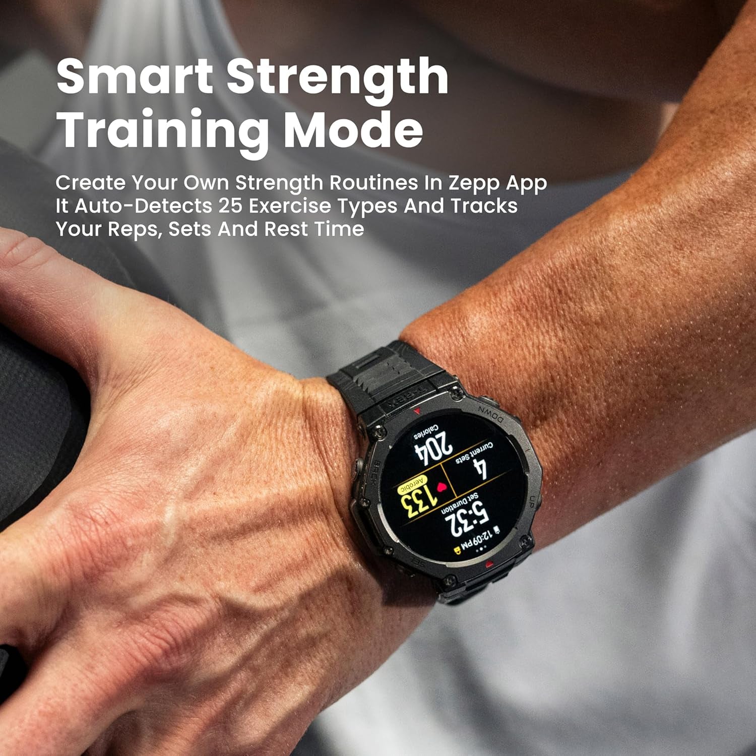T-Rex 3 Outdoor Smart Watch 48Mm AMOLED Display, Offline Maps & Navigation, 6 Satellite Systems Dual Band GPS, 27 Days Battery Life, 170+ Sports Mode, 45M Freediving for Android, Iphone