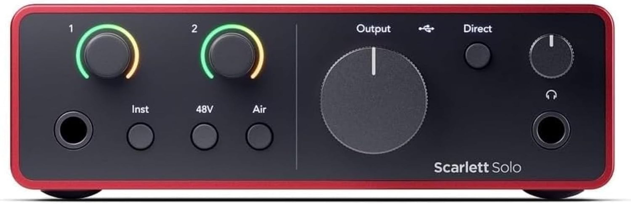 Scarlett Solo 4Th Gen USB Audio Interface, for the Guitarist, Vocalist, or Producer — High-Fidelity, Studio Quality Recording, and All the Software You Need to Record