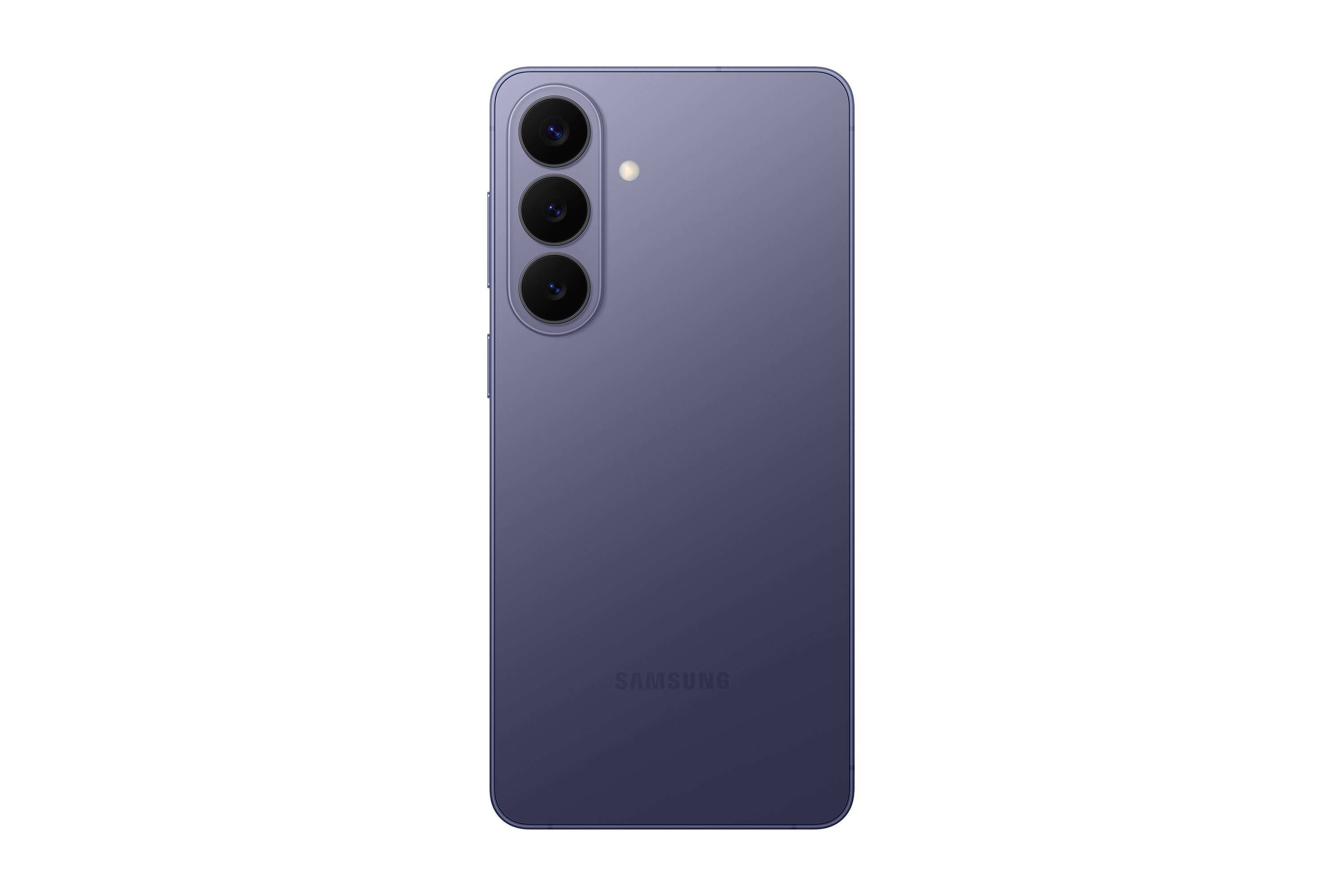 Samsung Galaxy S26 Plus violeta: vista trasera y módulo de cámaras.