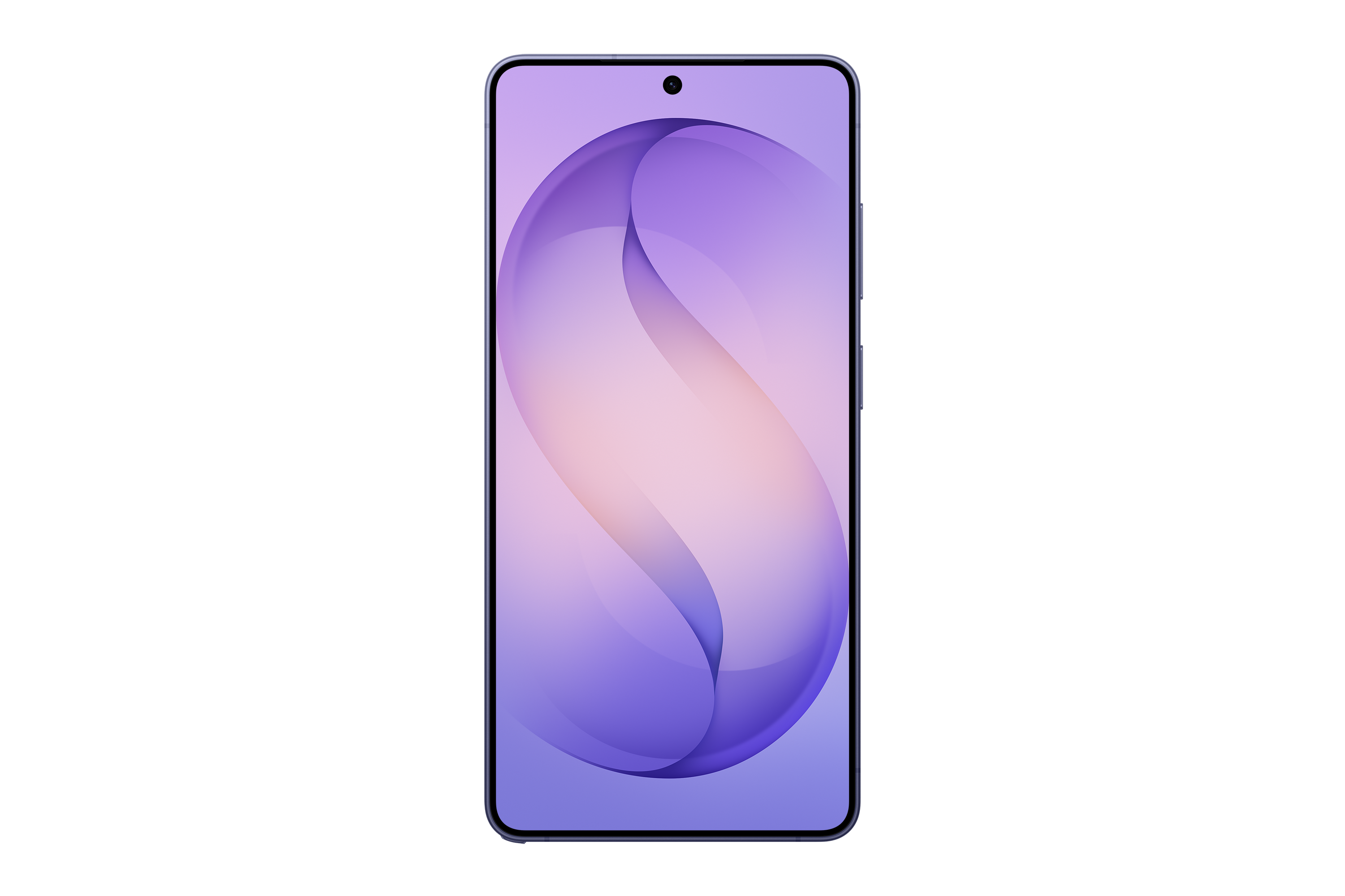 Smartphone Samsung Galaxy S26 Ultra violeta, vista frontal