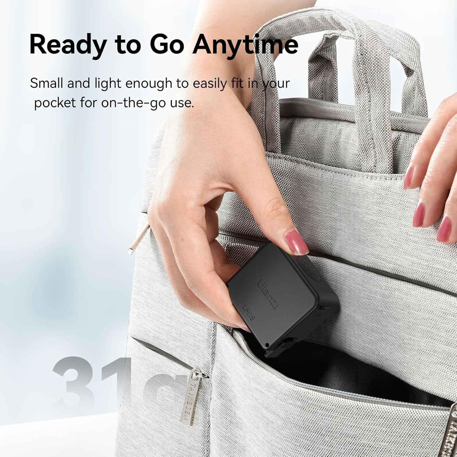 LM18 Vlogging Light Mini LED Action Camera Video Light Magnetic Photography Fill Lighting for DJI Osmo Nano Action 3/4 Camera Cage Accessories and  PK-06 Pocket 3/4 Expansion Adapter