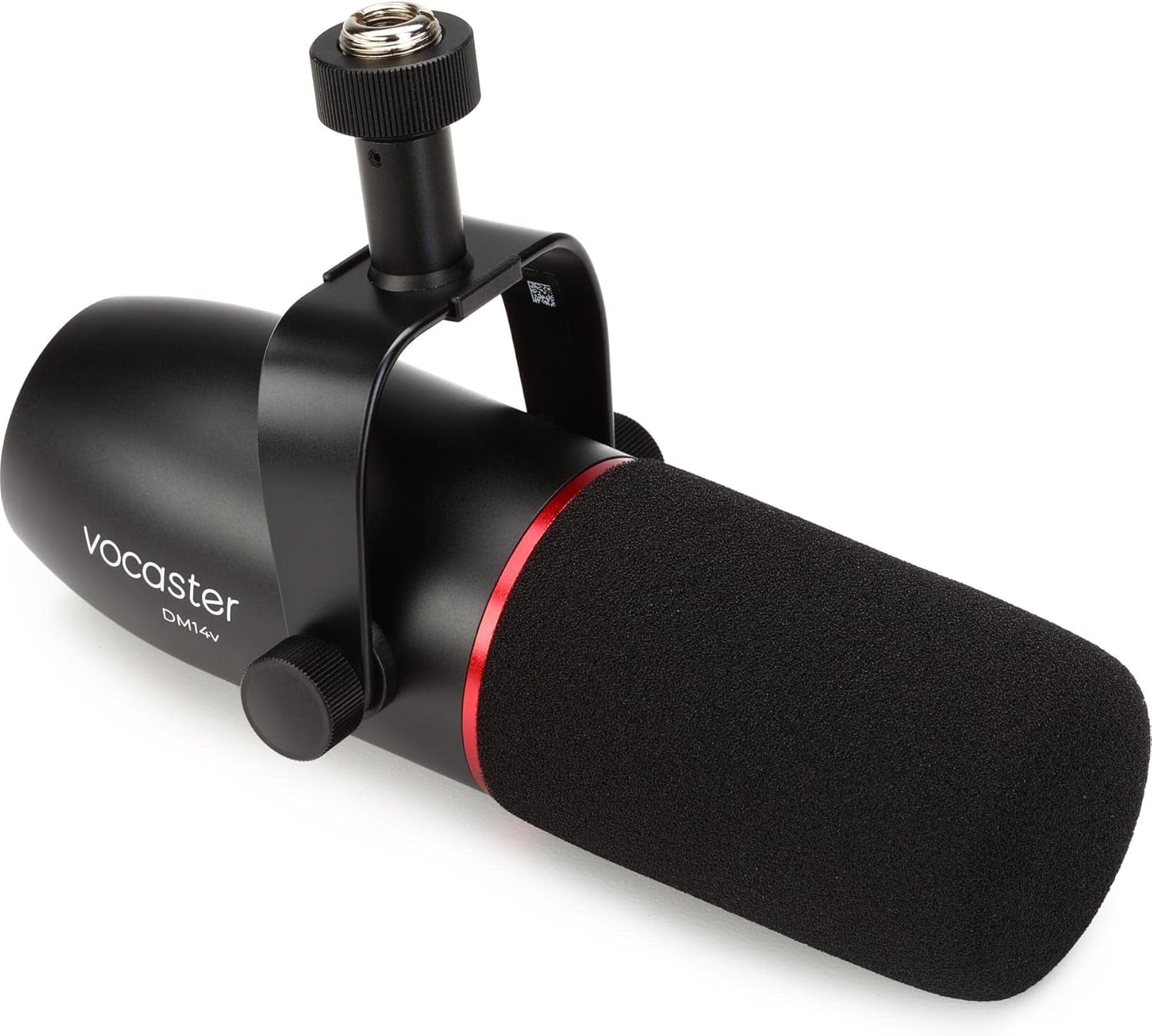 Dm14V Microphone, Broadcast Quality Dynamic Microphone for Podcasters, Built in Wind Shield and Shock Mount, XLR Cable Included