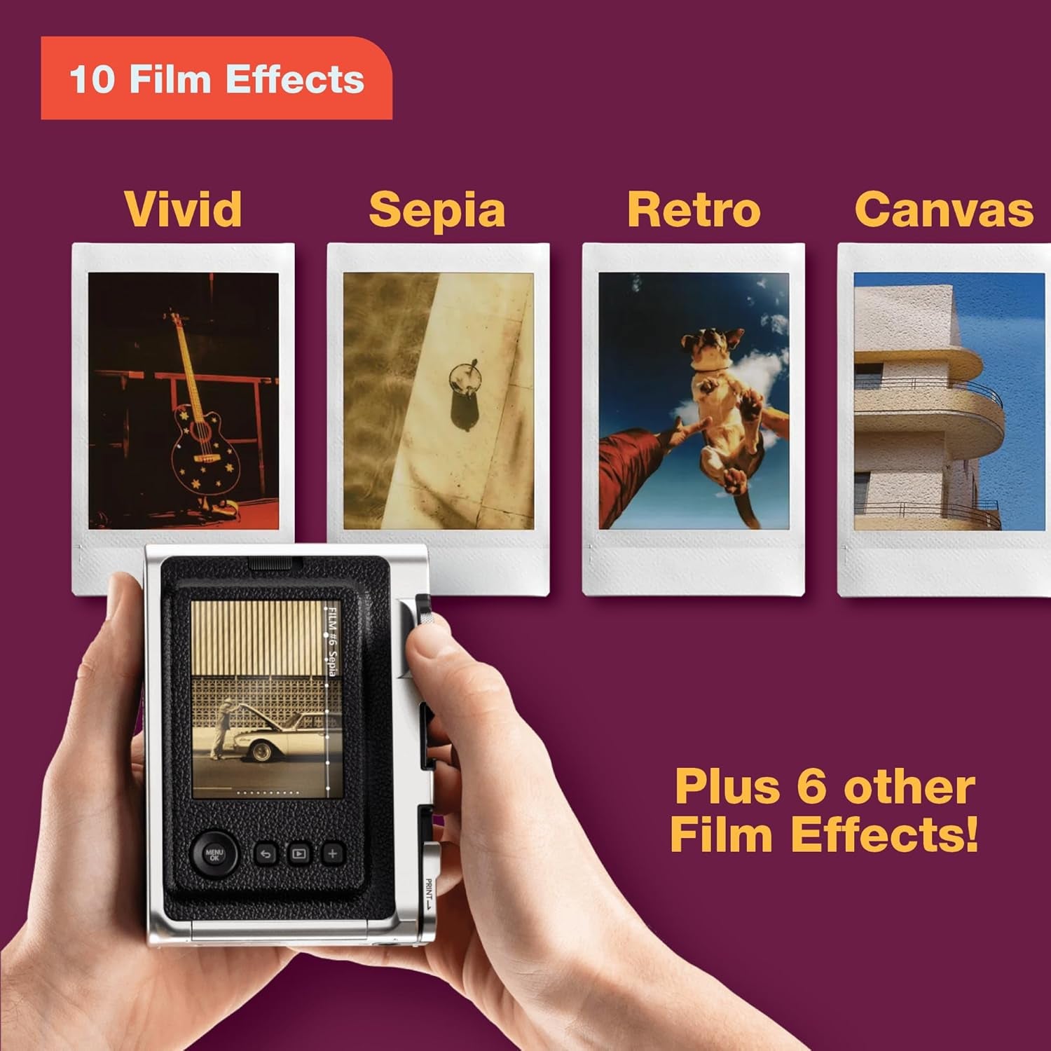 Instax Mini EVO Instant Camera - Brown