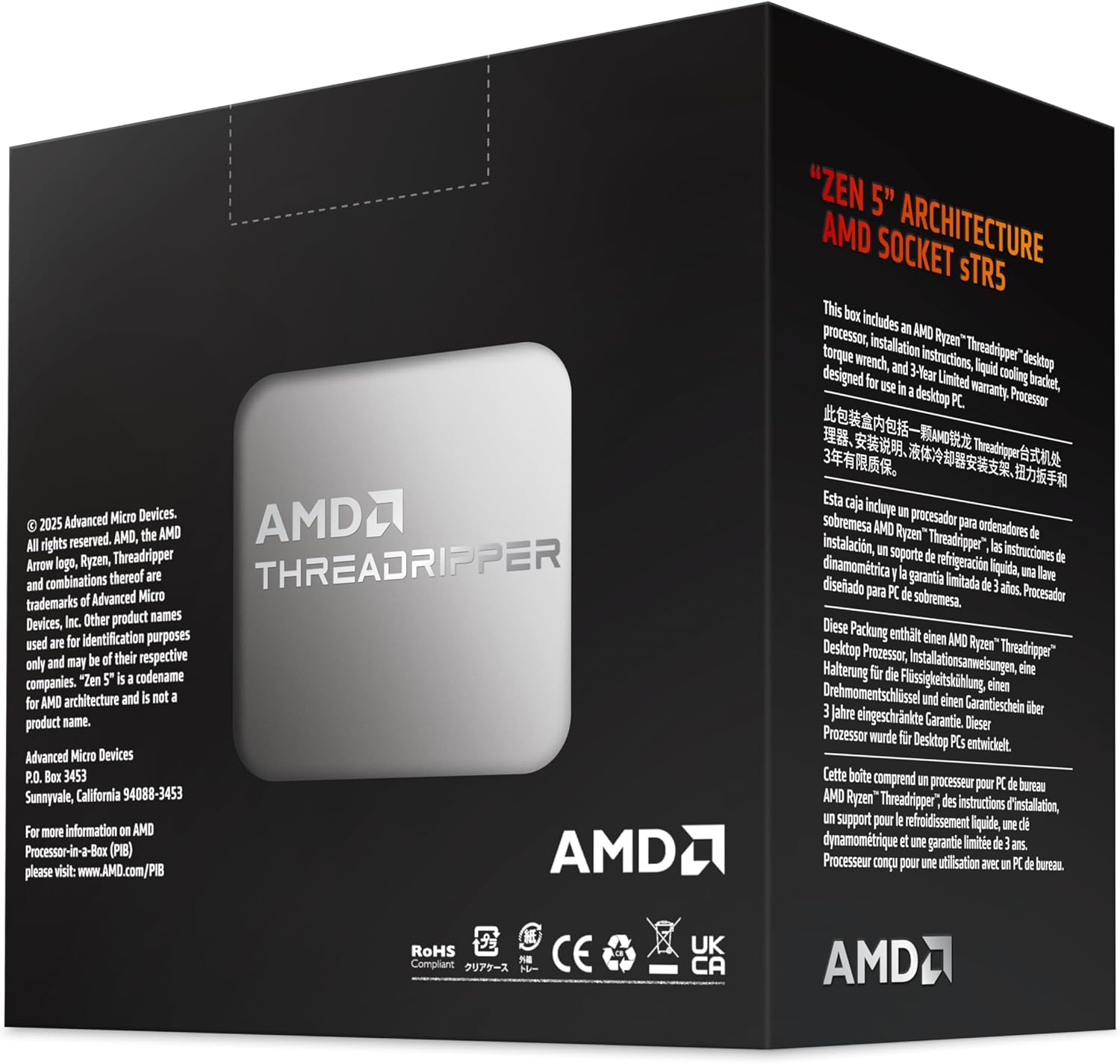 Procesador AMD Ryzen Threadripper 9980X